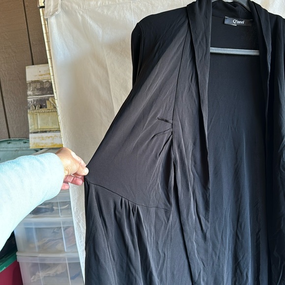 40” long black cardigan 24W - Picture 6 of 10